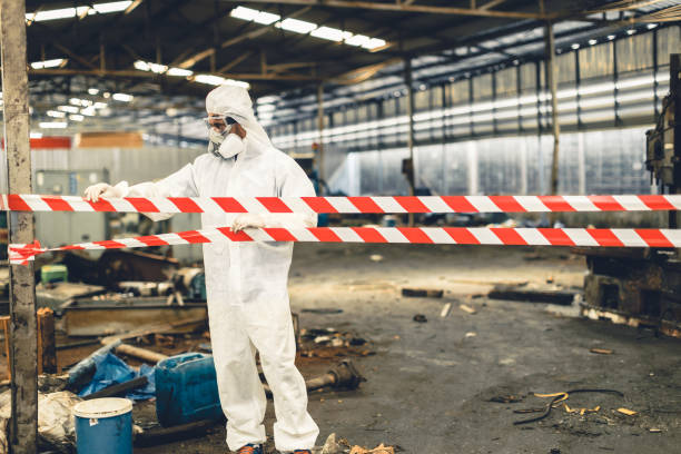 Professional Hoarding Cleanup technician working in Stamford, NE